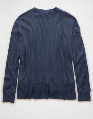 AE Long Sleeve Plush Crew Neck Top