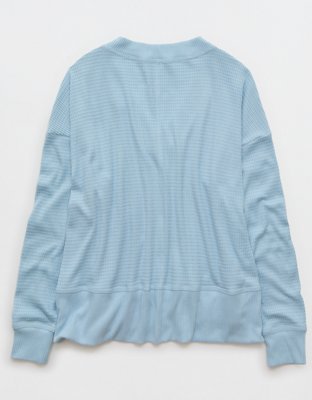 AE Long Sleeve Plush V-Neck Top