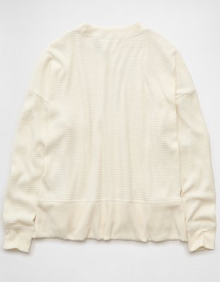 AE Long Sleeve Plush Crew Neck Top