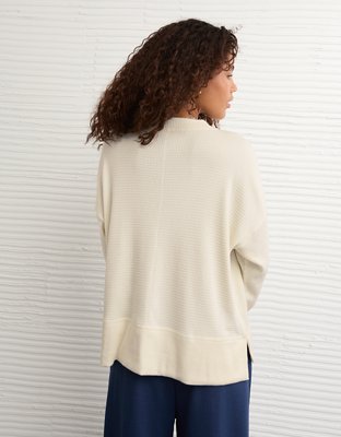 AE Long Sleeve Plush Crew Neck Top