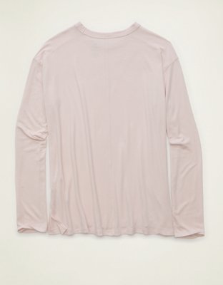 AE Soft & Sexy Playera Manga Larga de Fit Relajado
