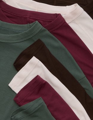 AE Soft & Sexy Playera Manga Larga de Fit Relajado