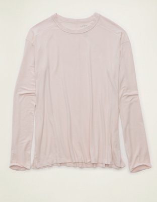 AE Soft & Sexy Playera Manga Larga de Fit Relajado