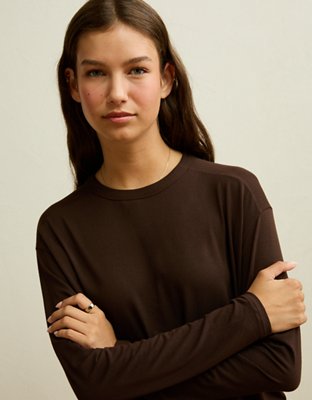 AE Soft & Sexy Relaxed Fit Long-Sleeve T-Shirt | American Eagle