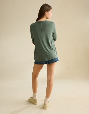 AE Soft & Sexy Relaxed Fit Long-Sleeve T-Shirt
