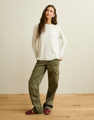 AE Soft & Sexy Relaxed Fit Long-Sleeve T-Shirt