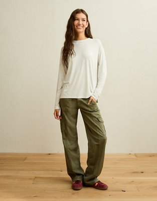 AE Soft & Sexy Relaxed Fit Long-Sleeve T-Shirt