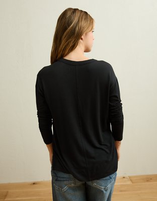 AE Soft & Sexy Relaxed Fit Long-Sleeve T-Shirt