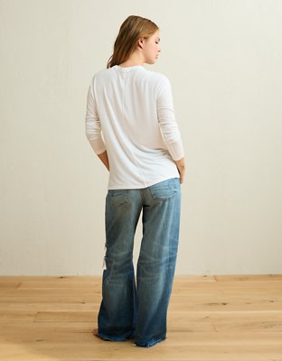 AE Soft & Sexy Relaxed Fit Long-Sleeve T-Shirt