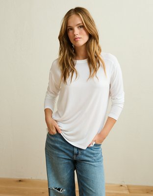 AE Soft & Sexy Relaxed Fit Long-Sleeve T-Shirt | American Eagle