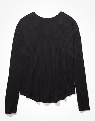 AE Long-Sleeve Plush T-Shirt