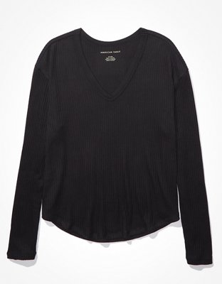 AE Long-Sleeve Plush T-Shirt