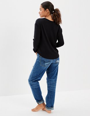 AE Long-Sleeve Plush T-Shirt