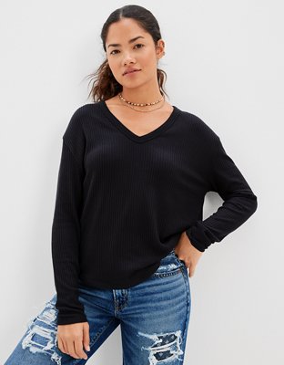 AE Long-Sleeve Plush T-Shirt