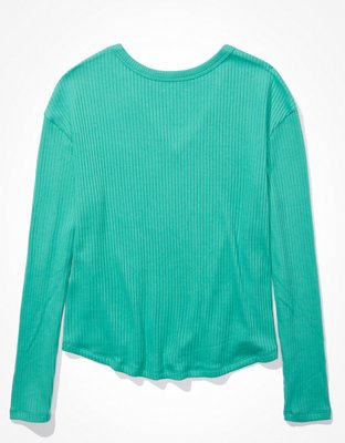 AE Long-Sleeve Plush T-Shirt