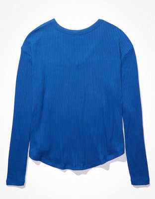 AE Long-Sleeve Plush T-Shirt