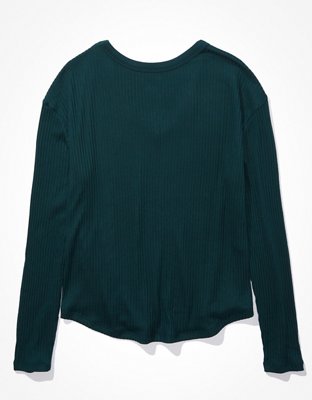 AE Long-Sleeve Plush T-Shirt