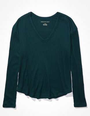 AE Long-Sleeve Plush T-Shirt