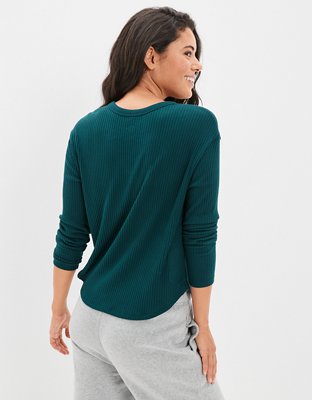 AE Long-Sleeve Plush T-Shirt