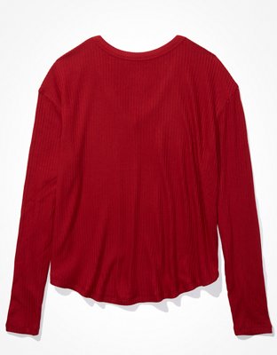 AE Long-Sleeve Plush T-Shirt