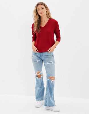 AE Long-Sleeve Plush T-Shirt