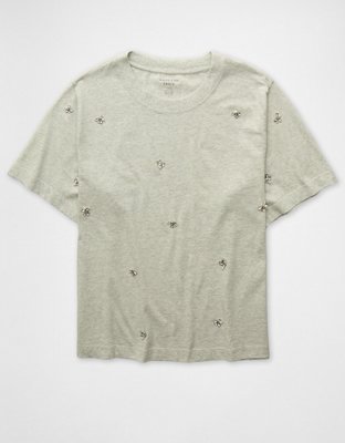 AE Embellished Crew Neck T-Shirt
