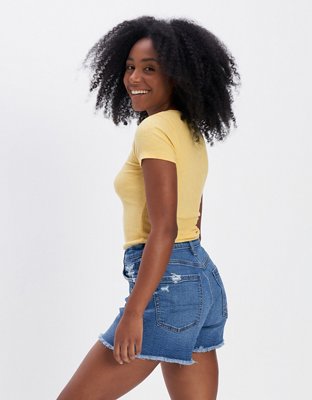 AE Scoop Neck Henley Tee