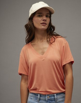 AE Soft & Sexy V-Neck T-Shirt | American Eagle