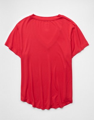 T-shirt escote V Soft & Sexy AE