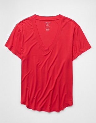 T-shirt escote V Soft & Sexy AE