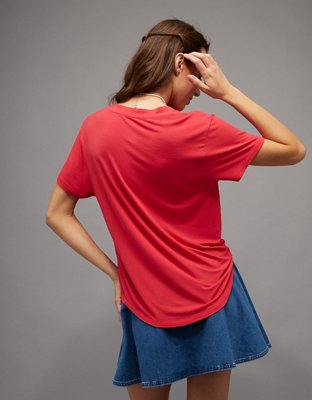 T-shirt escote V Soft & Sexy AE