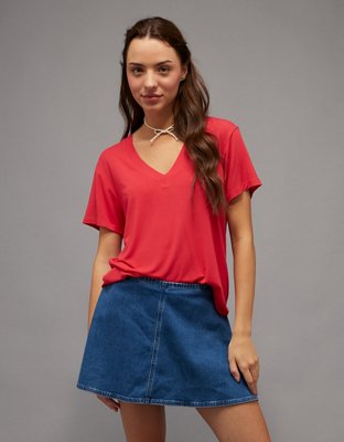 T-shirt escote V Soft & Sexy AE