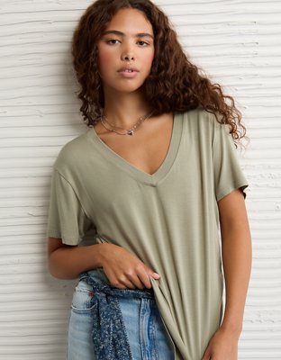 soft and sexy clothes AE Soft & Sexy V-Neck T-Shirt