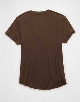 AE Soft & Sexy V-Neck T-Shirt | American Eagle