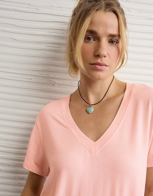 AE Soft & Sexy V-Neck T-Shirt | American Eagle