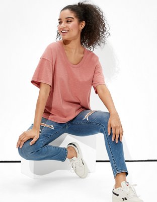 AE Oversized Scoop Neck T-Shirt