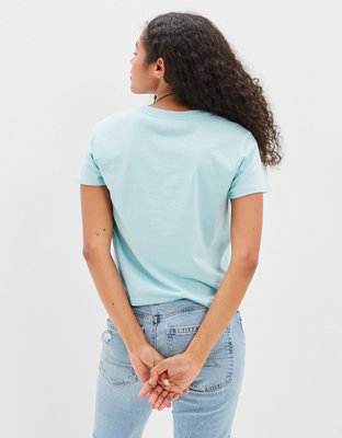 Женские футболки American Eagle AE Classic Crew Neck Tee — фото 2