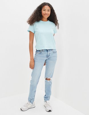 Женские футболки American Eagle AE Classic Crew Neck Tee — фото 5