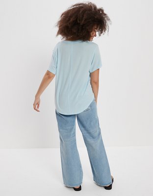 AE Soft & Sexy V-Neck Pocket Tee