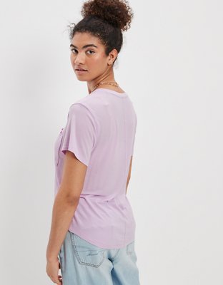 AE Soft & Sexy V-Neck Pocket Tee