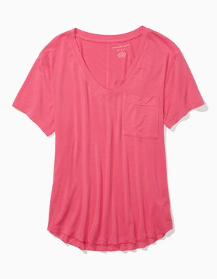 AE Soft & Sexy V-Neck Pocket Tee