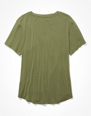 AE Soft & Sexy V-Neck Pocket Tee