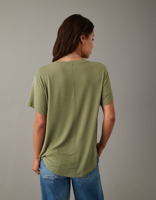 AE Soft & Sexy V-Neck Pocket Tee