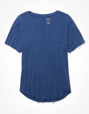 AE Soft & Sexy V-Neck Pocket Tee