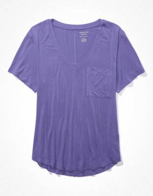 AE Soft & Sexy V-Neck Pocket Tee