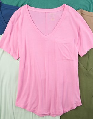 AE Soft & Sexy V-Neck Pocket Tee