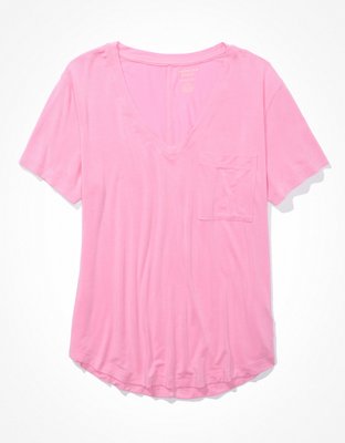 AE Soft & Sexy V-Neck Pocket Tee