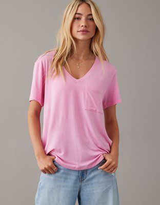 AE Soft & Sexy V-Neck Pocket Tee