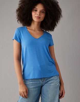 AE Soft & Sexy Short-Sleeve V-Neck Tee