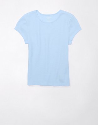 AE Super Seamless Cropped Scoop-Neck Tee